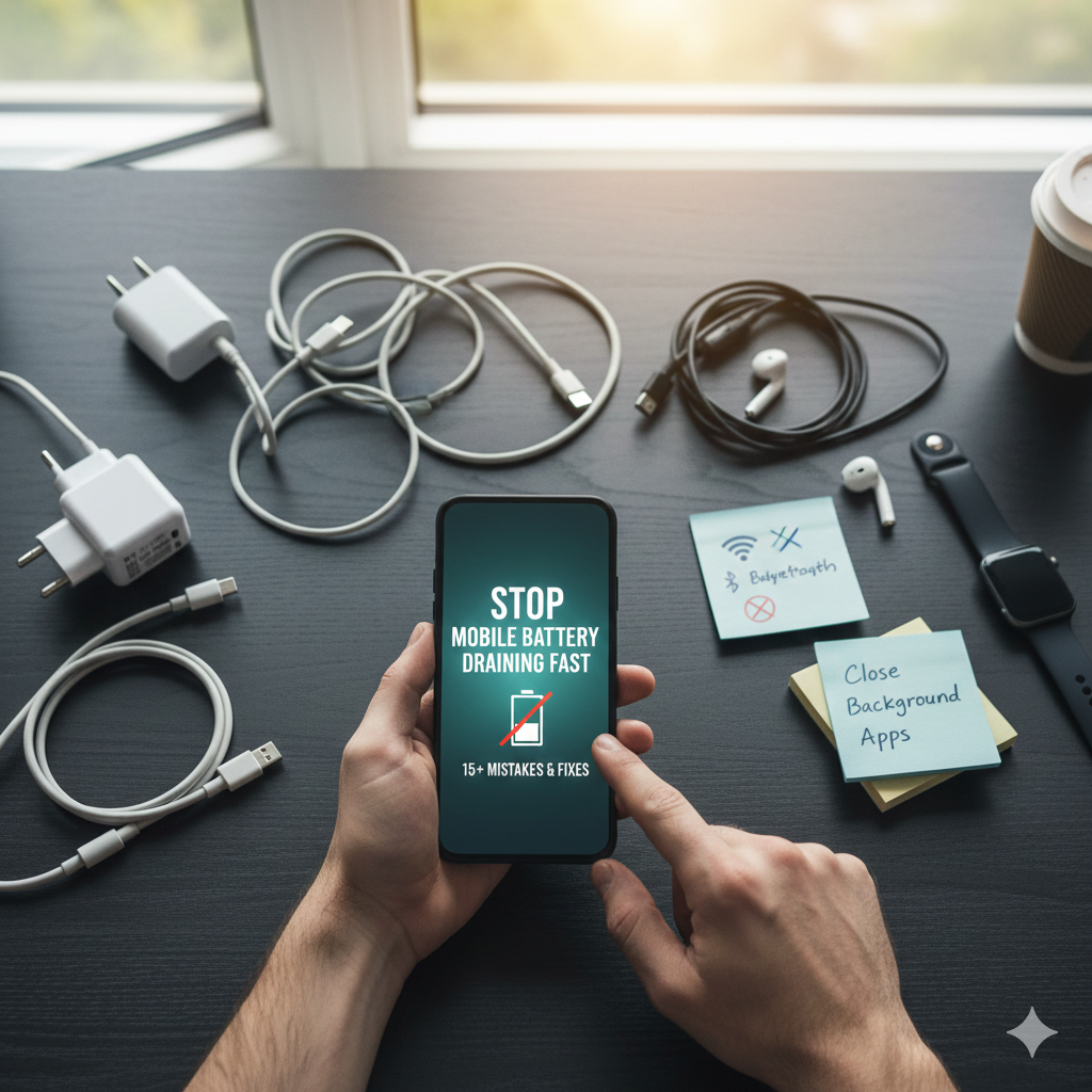 mobile battery draining fast